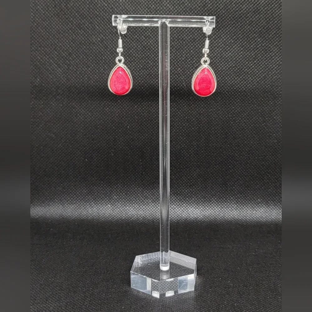 Synthetic Red Coral Gemstone Earrings‎ 2/$15 3/$20 4/$25